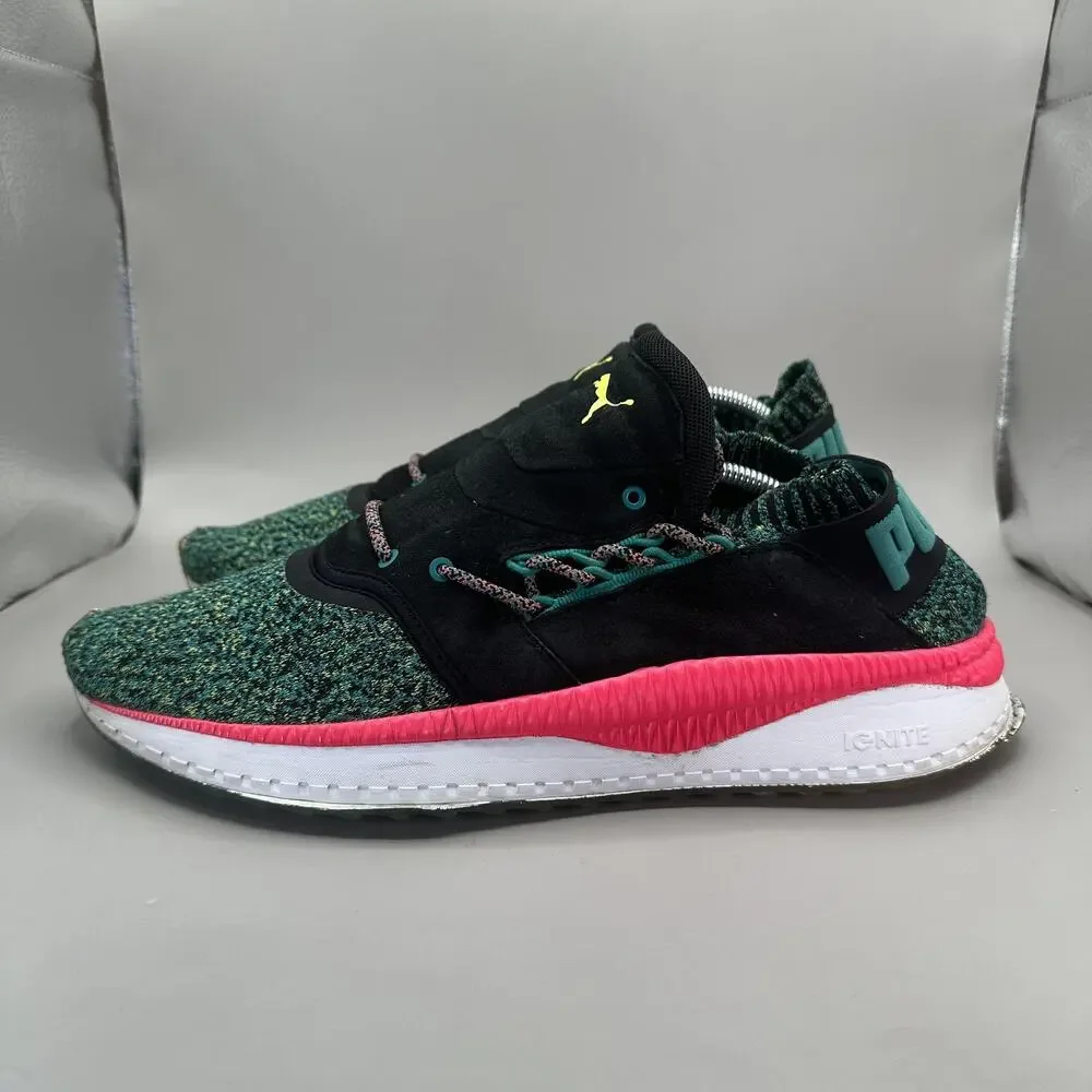 Puma Tsugi Shinsei 90s Shoes Mens Size 13 Black Teal Ignite Sneakers 36473802